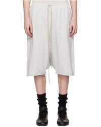 Rick Owens - Temple Drawstring Shorts - Lyst