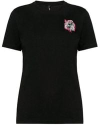 Versace - Wolf Appliqué Short-Sleeve T-Shirt - Lyst