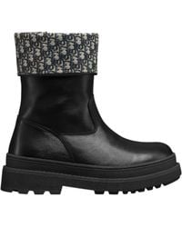 Dior - Round-Toe Ankle Boots - Lyst