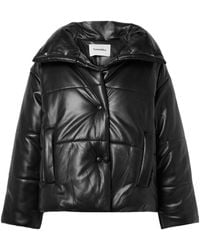Nanushka - Hide High-Neck Puffer Jacket - Lyst