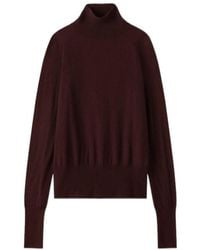 JOSEPH - Yara Cashair High Neck Jumper - Lyst