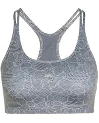adidas By Stella McCartney - Running Print Mini Crop Top - Lyst