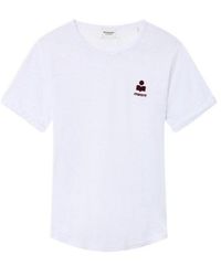 Isabel Marant - Isabel Marant Étoile Koldia Logo Printed T-Shirt - Lyst