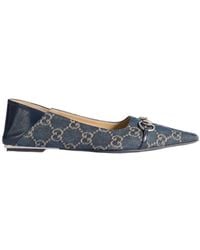 Gucci - Vittoria Logo Ballet Flats - Lyst