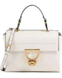 Coccinelle - Top Handle Flap Shoulder Bag - Lyst