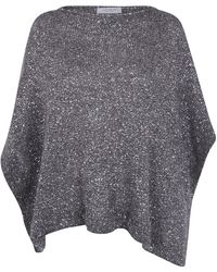 D.exterior - Crystal-Embellished Knit Top - Lyst