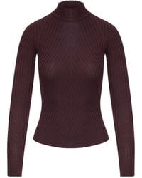 Roberto Collina - Ribbed-Knit Turtleneck Sweater - Lyst
