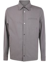 Herno - Long-Sleeved Button-Up Shirt - Lyst