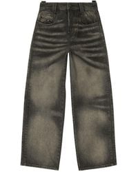 DIESEL - 1982 D-Hakou High Waist Relaxed Jeans - Lyst