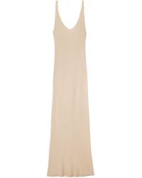 JOSEPH - V-Neck Sleeveless Long Dress - Lyst