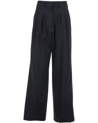 Pt Pantaloni - Pt Torino Frankie Pleated Wide-Leg Pants - Lyst