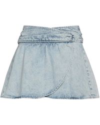 Isabel Marant - Light Wash Denim Skirts - Lyst