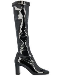 Saint Laurent - Elle Square Toe Boots - Lyst