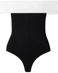 Galvan London - Aria Stretch-Knit Bodysuit - Lyst