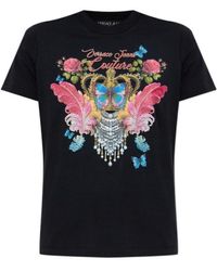 Versace Jeans Couture - Butterfly Crown-Print T-Shirt - Lyst