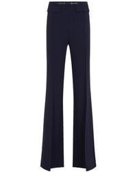 Elisabetta Franchi - Belted Wide-Leg Pants - Lyst
