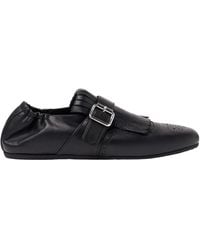 SCAROSSO - Julian Fringed Monk Loafers - Lyst