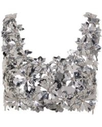 Rabanne - Sleeveless Bralette Top - Lyst