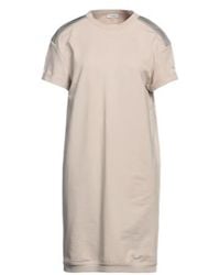 Brunello Cucinelli - Solid Color T-Shirt Dress - Lyst