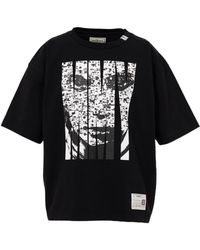 Maison Mihara Yasuhiro - 'Masses X Mmy' Face Print T-Shirt - Lyst