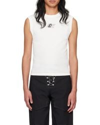 Dion Lee - Dle Muscle Organic-Cotton Tank Top - Lyst
