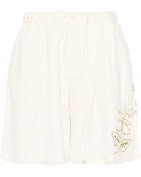 STORY mfg. - Bridge Floral-Embroidered Shorts - Lyst
