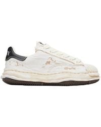 Maison Mihara Yasuhiro - Blakey Og Sole Ripped Overdye Low-Top Sneakers - Lyst