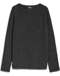 Max Mara - Wool And Cashmere Long-Sleeved Sweater With Round Neck - Lyst
