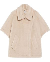 Max Mara - Alpaca-Wool-Silk Cape - Lyst