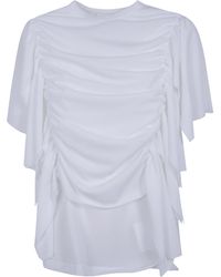 Comme des Garçons - Comme Des Garçons Ruched Top - Lyst