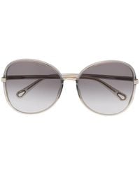 Chloé - Chloé Eyewear Buttefly Frame Sunglasses - Lyst