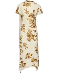 Magda Butrym - Floral Cut-Out Maxi Dress - Lyst