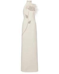 Rebecca Vallance - Starlight Embellished Halterneck Gown - Lyst