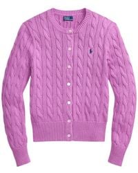 Polo Ralph Lauren - Cable-Knit Cardigan - Lyst