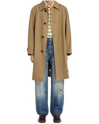 MM6 by Maison Margiela - Single-Breasted Utility Coat - Lyst