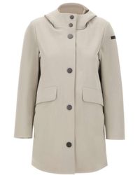 Rrd - Surflex Hooded Mid-Length Coat - Lyst