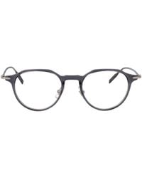 Montblanc - Eyewear Pantos Frame Glasses - Lyst