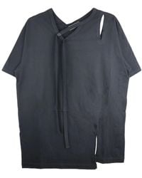 Yohji Yamamoto - Single Jersey Binder V-Neck T-Shirt - Lyst