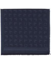 Ferragamo - Shark Pattern Scarf - Lyst