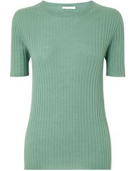 Kallmeyer - Ribbed-Knit Merino Wool T-Shirt - Lyst
