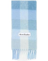 Acne Studios - Mohair Check Scarf - Lyst