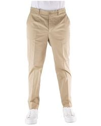 Etro - Tapered Stretched Chino Trousers - Lyst