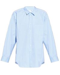 Comme des Garçons - Striped-Pattern Pocket Shirt - Lyst