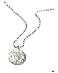 Gucci - Crest Pendant Necklace - Lyst