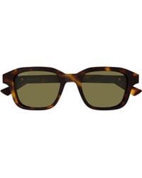 Gucci - Rectangle Sunglasses - Lyst
