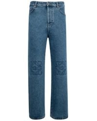 Loewe - Anagram Baggy Jeans - Lyst