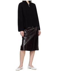 Loulou de Saison - Gabi Zipped Stand-Collar Cardigan - Lyst