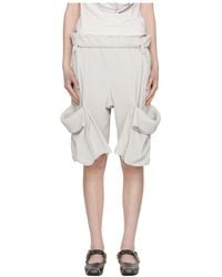 OPEN YY - Rolled-Up Athletic Cargo Shorts - Lyst