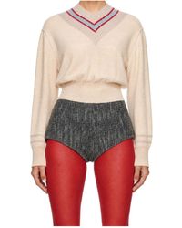 KNWLS - V-Neck Knit Top - Lyst