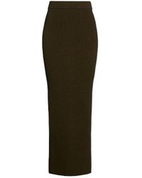 Max Mara - Solid Knit Pencil Skirt - Lyst